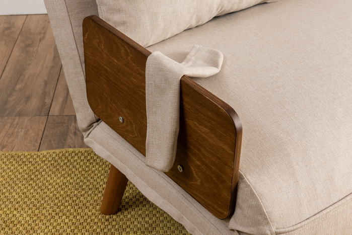 Atelier Del Sofa Cosmo Sofá-Cama de 2 Plazas - Crema